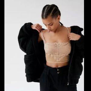 Out From Under This Is Love Lace Tie-Back Bra Top